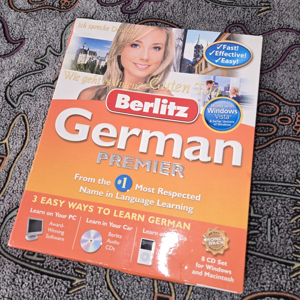 Nova Berlitz German Premier (PC/Mac) CD Learning Language - German Language